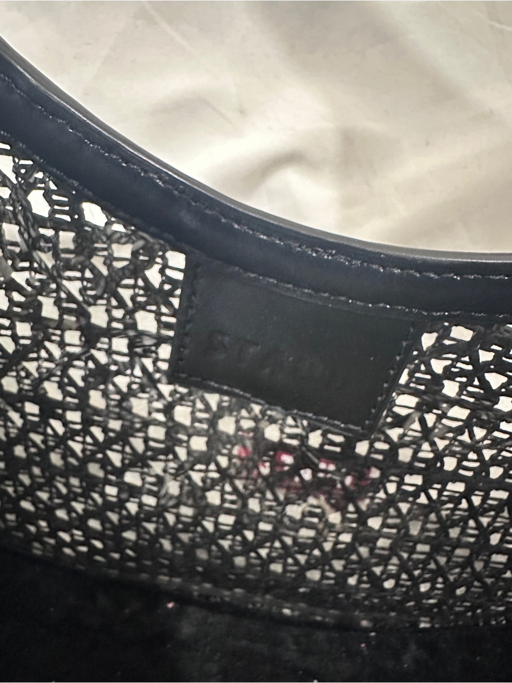 STAUD Raffia Moon Bag - Picture 4 of 7